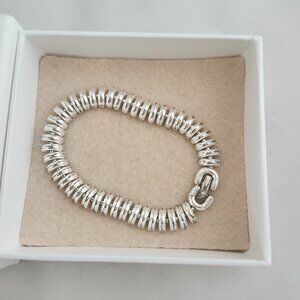 Jenny Bird Silver Coil Link Bracelet